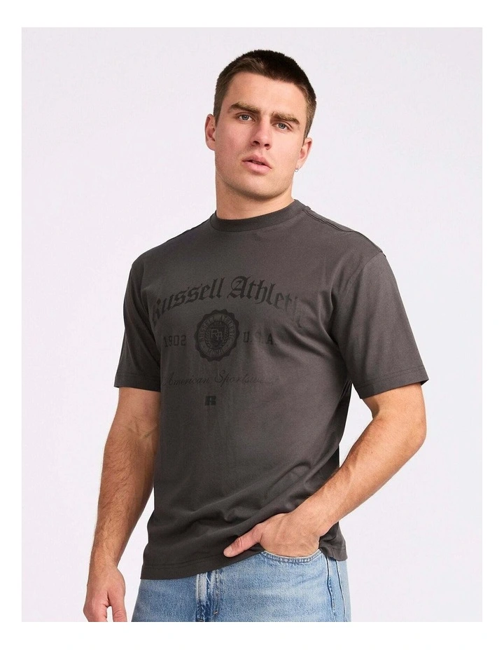 Black Letter Oversize Men's Tee image 1