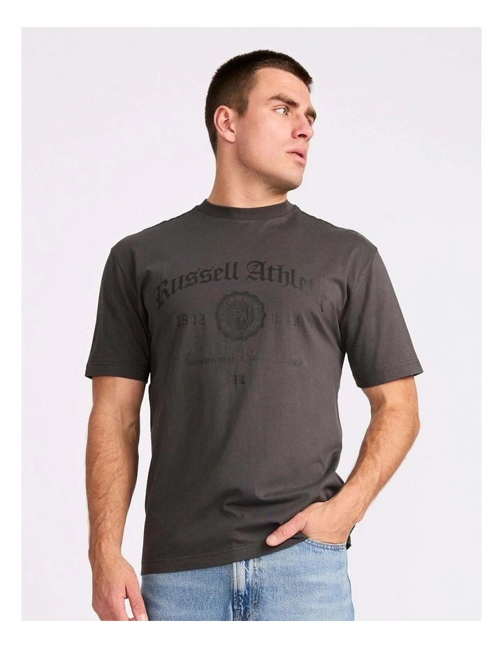 Black Letter Oversize Men's Tee image 2