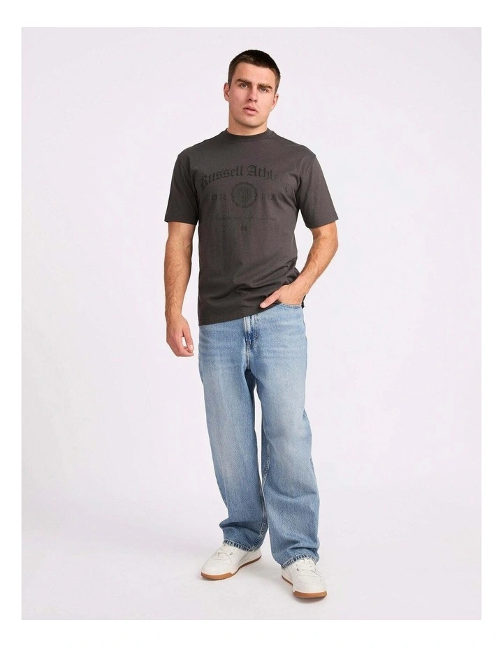 Black Letter Oversize Men's Tee image 5