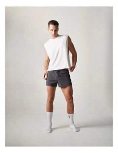 Strike Box Muscle Tank 2.0 in White