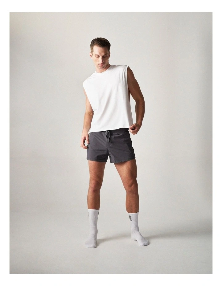Strike Box Muscle Tank 2.0 in White image 1