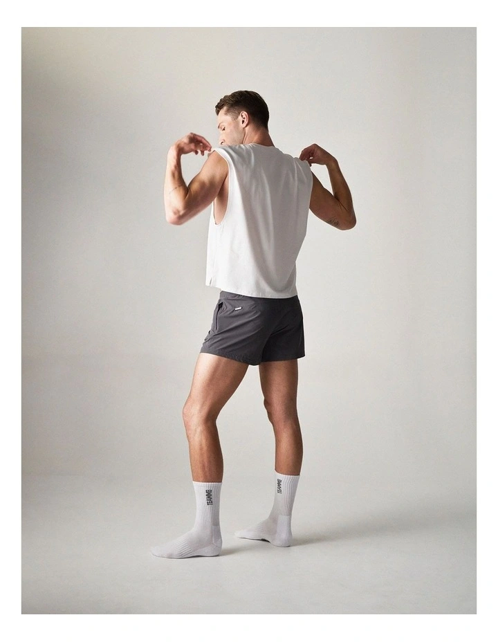 Strike Box Muscle Tank 2.0 in White image 3