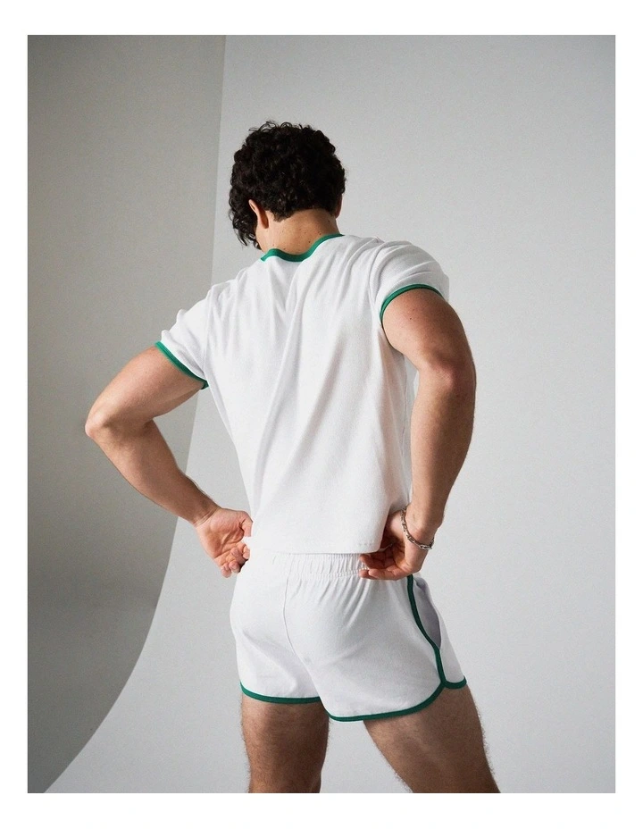M.V.P. Retro Cropped Tee in Seafoam image 2