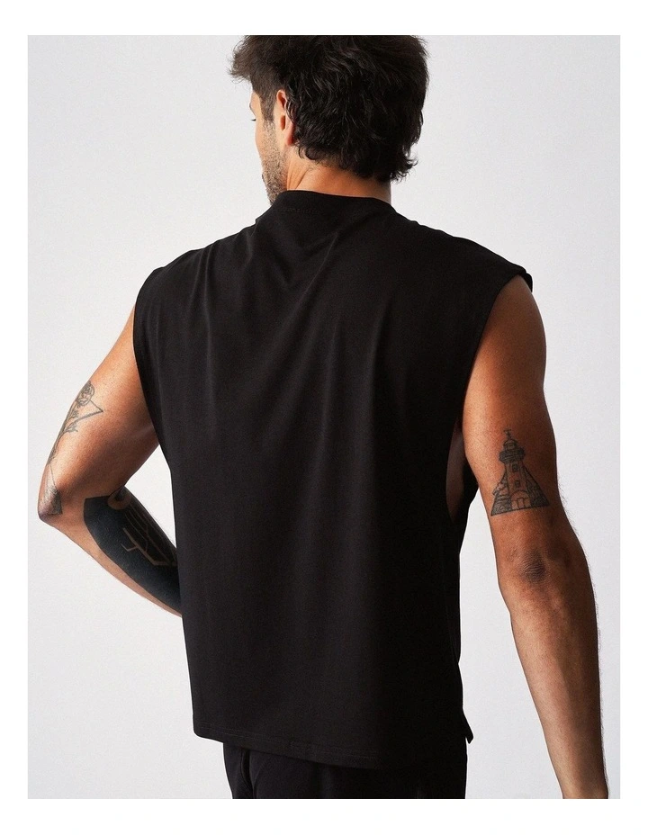 Strike Box Muscle Tank 2.0 in Black image 2