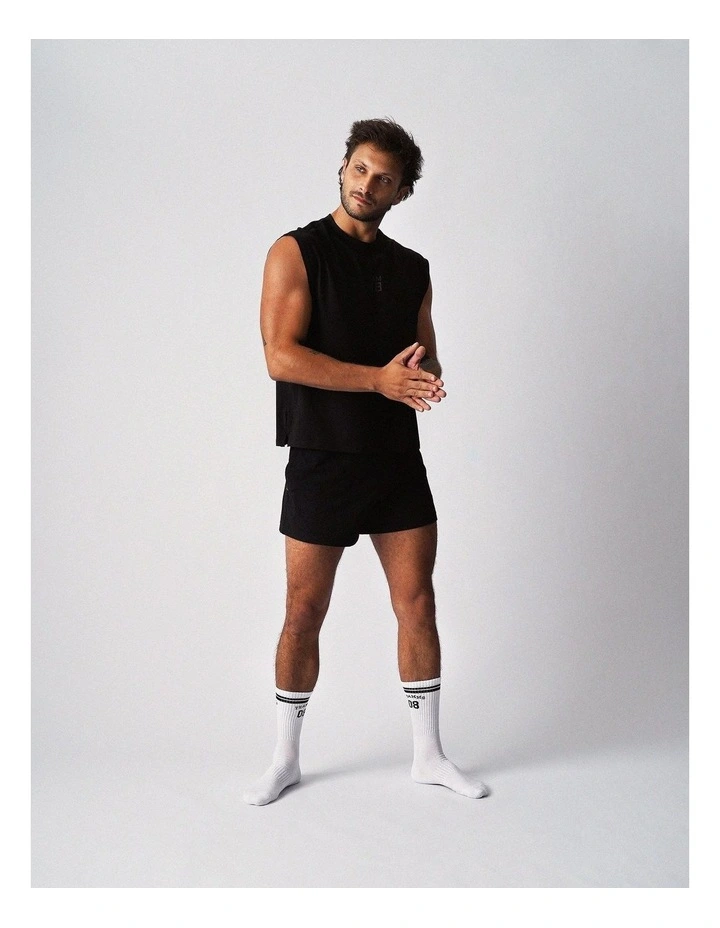 Strike Box Muscle Tank 2.0 in Black image 3
