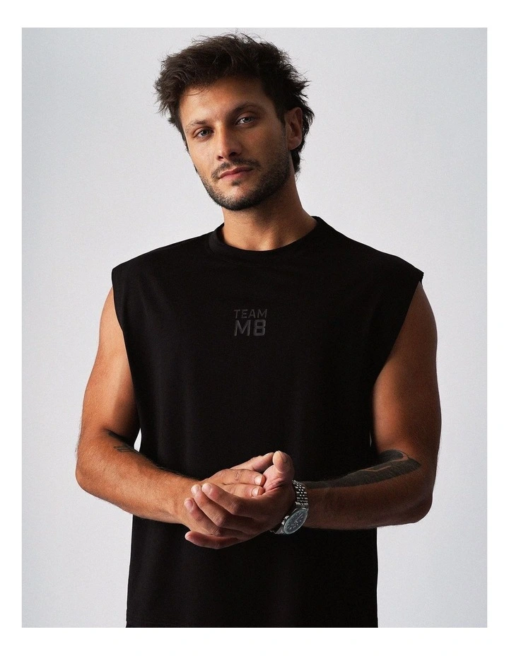 Strike Box Muscle Tank 2.0 in Black image 4