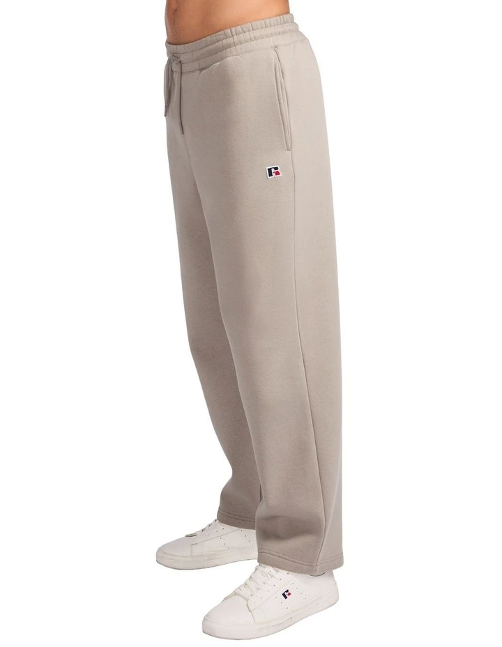 R Logo Straight Leg Men's Track Pants - Grey Stone image 2