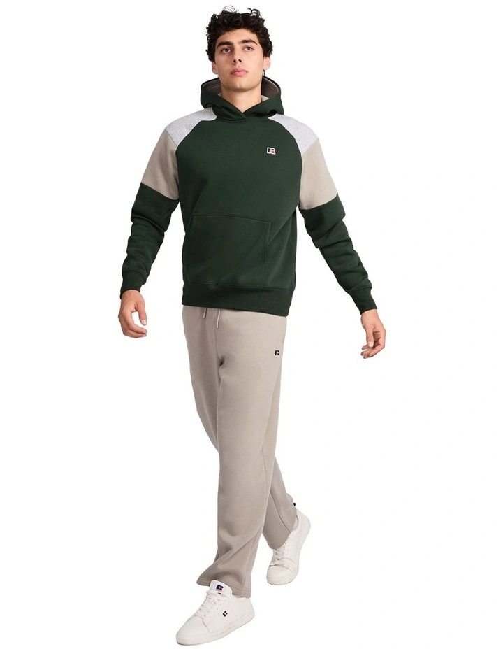 R Logo Straight Leg Men's Track Pants - Grey Stone image 4