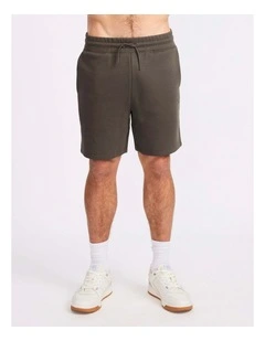 R Tech Leisure Mens Track Short - Military