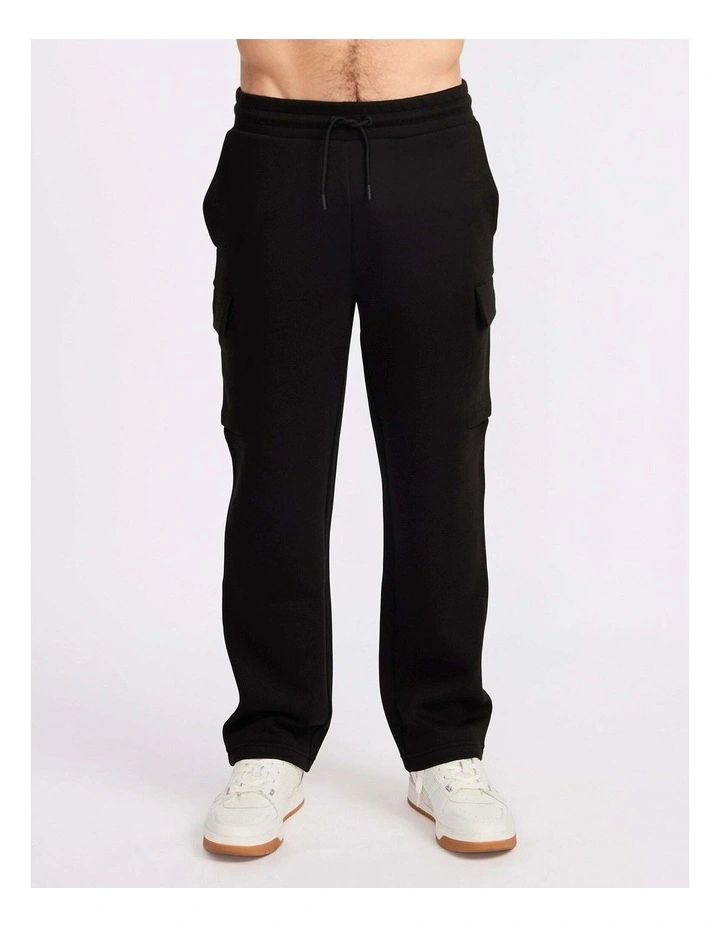 R Tech Leisure Men's Straight Cargo Trackpants image 1