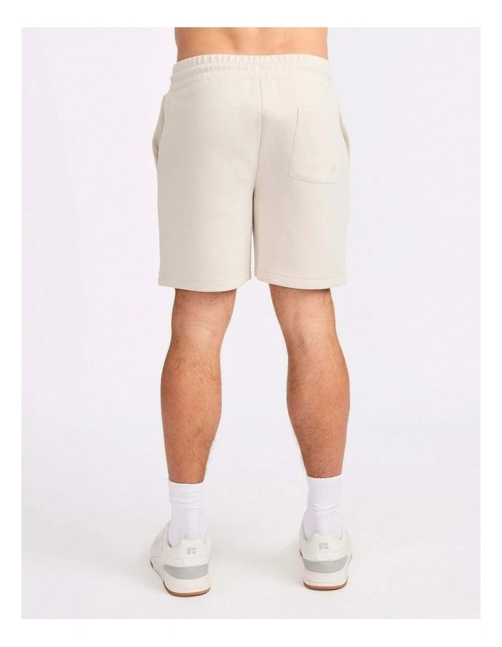 R Tech Leisure Mens Track Short - White Sand image 3