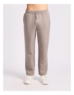 R Tech Open Leg Mens Trackpant - Putty