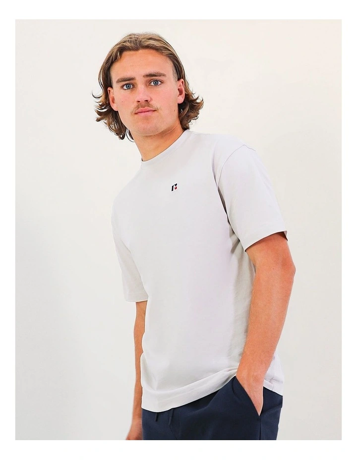 R Logo Oversize Men's Tee - Stone image 2