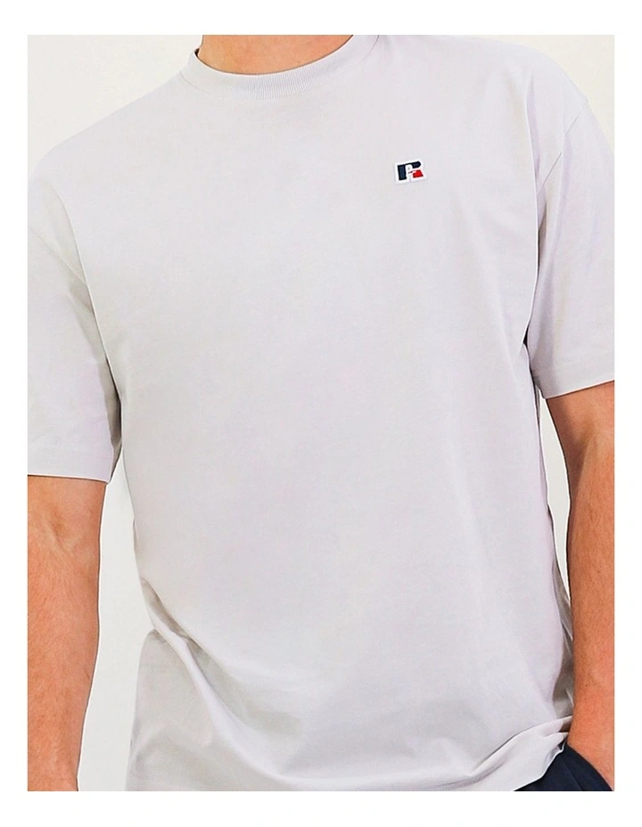 R Logo Oversize Men's Tee - Stone image 4