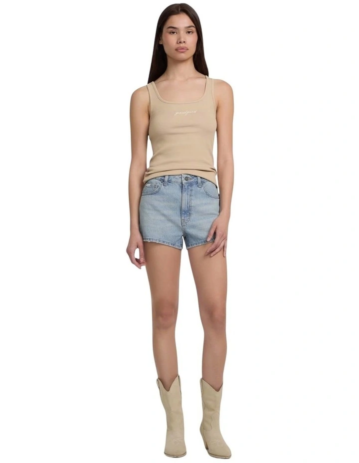 Guess Jeans Highwaist Vintage Short in Blue image 1