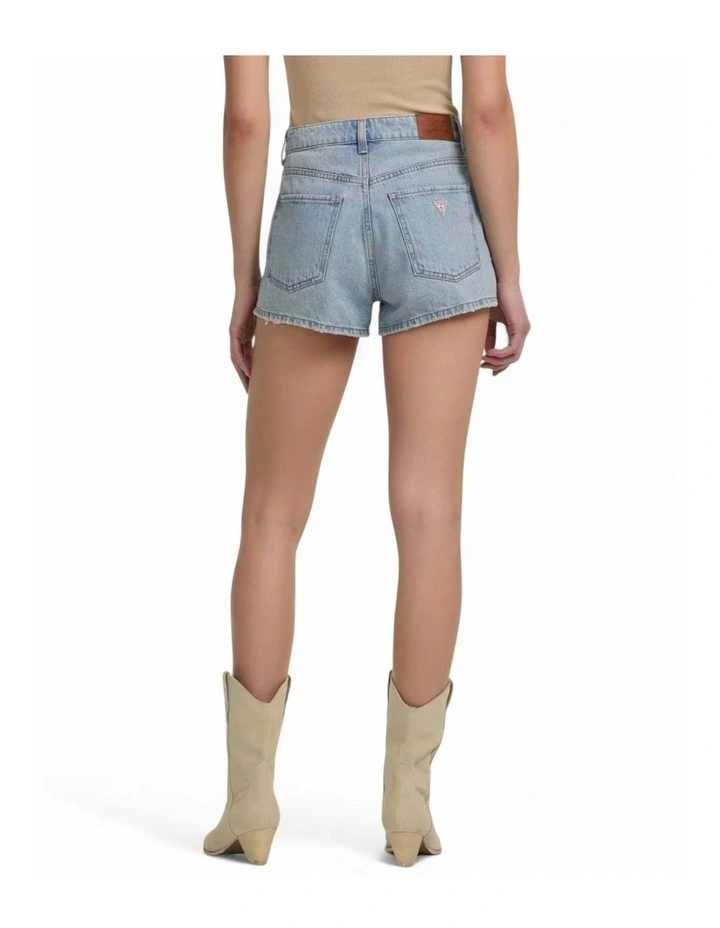Guess Jeans Highwaist Vintage Short in Blue image 3