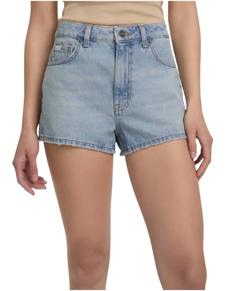 Guess Jeans Highwaist Vintage Short in Blue image 5