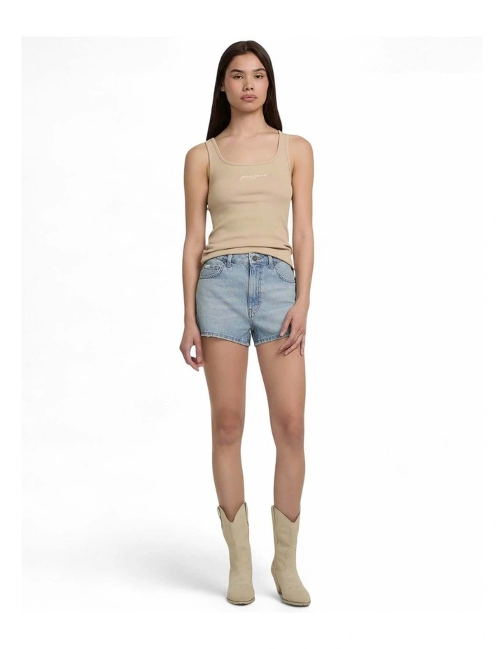 Guess Jeans Highwaist Vintage Short in Blue image 6