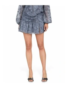 Seiah Mini Skirt in Grey
