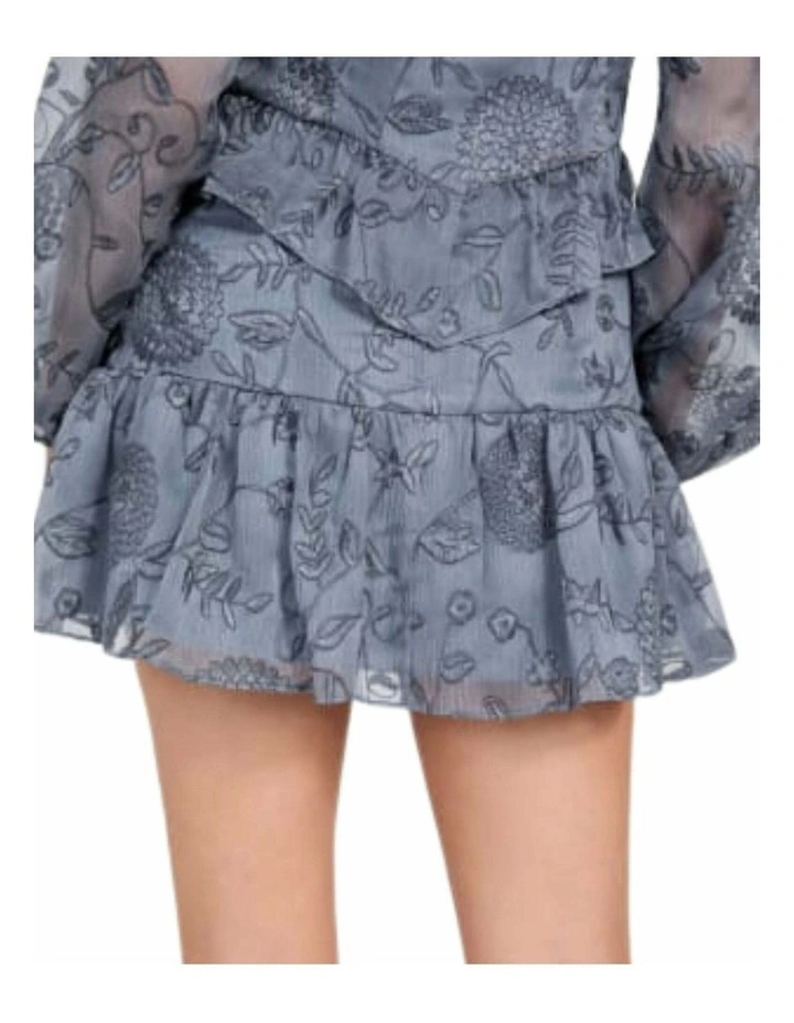 Seiah Mini Skirt in Grey image 5