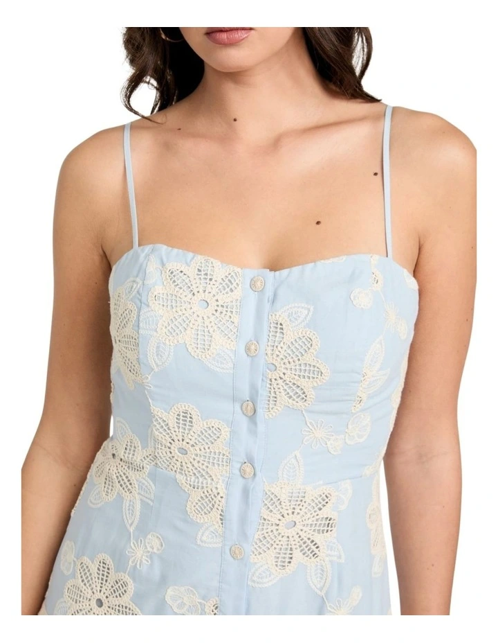 Tabitha Midi Dress in Blue Multi image 4