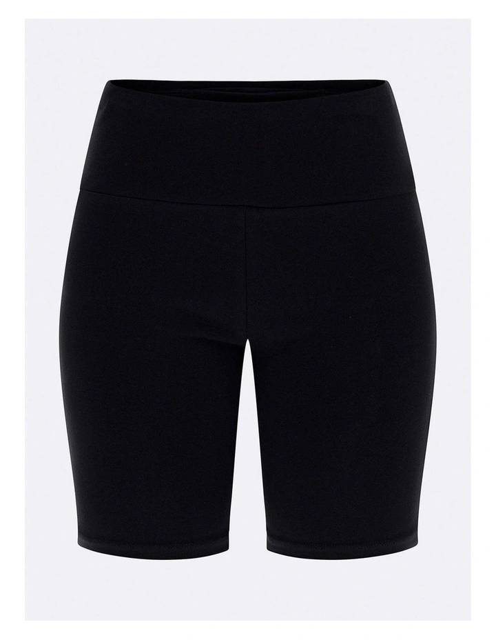 Aline Active Logo Bike Shorts in Black image 2