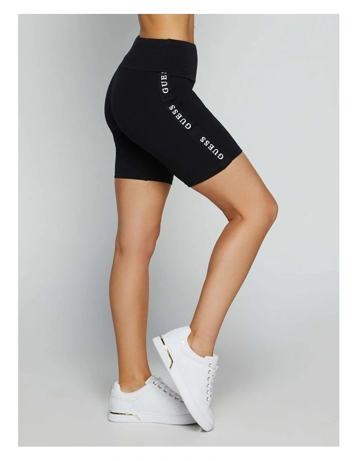 Aline Active Logo Bike Shorts in Black image 4