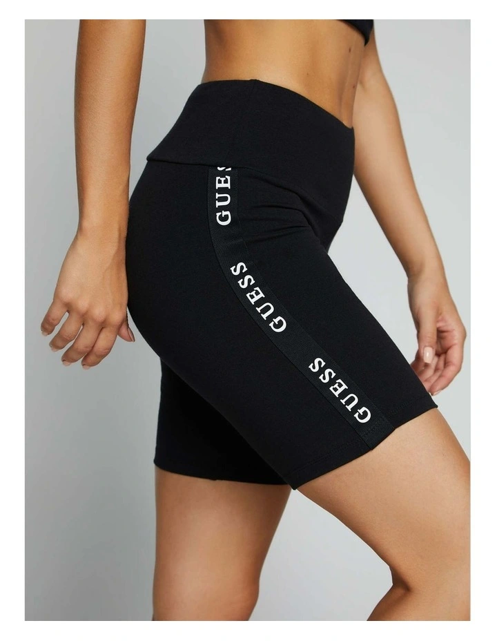 Aline Active Logo Bike Shorts in Black image 5