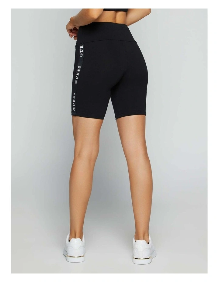Aline Active Logo Bike Shorts in Black image 6