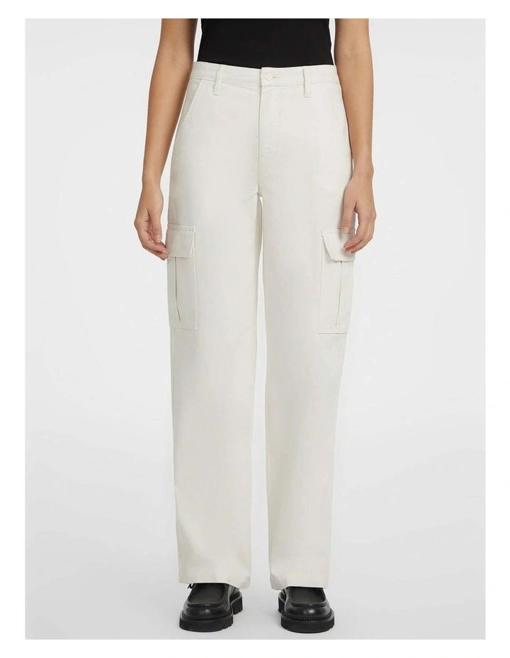 Guess Jeans Cargo Chino Pants in Beige image 1