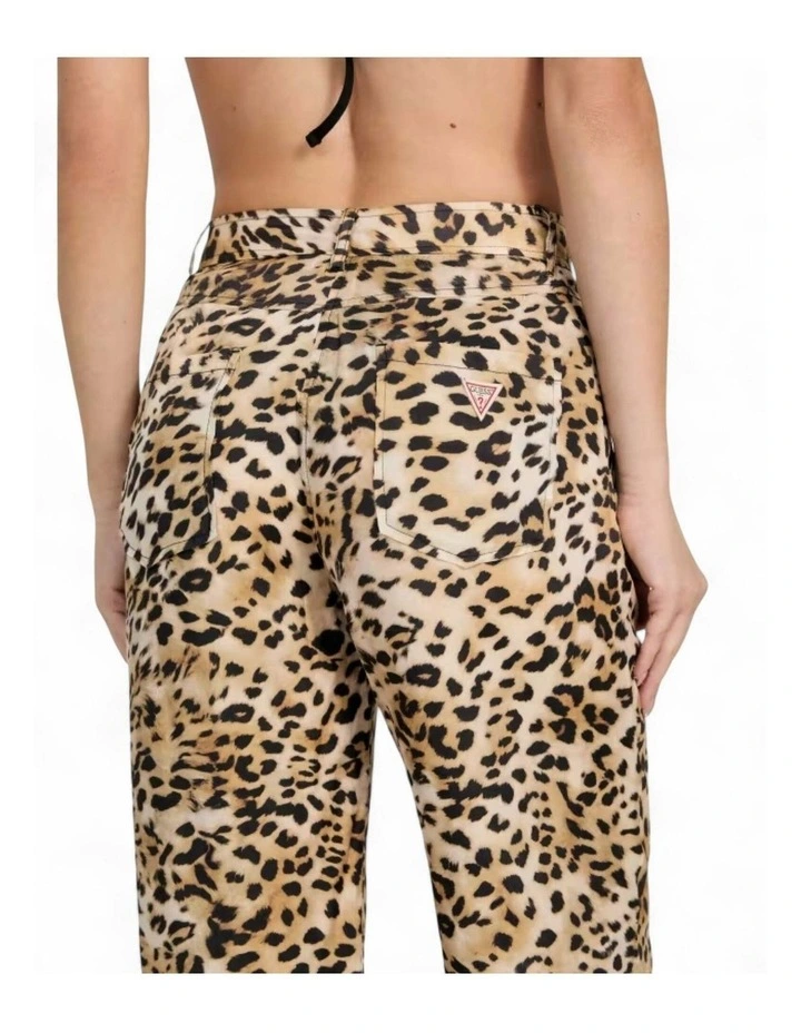 Enora Printed Straight Pant in Brown image 6