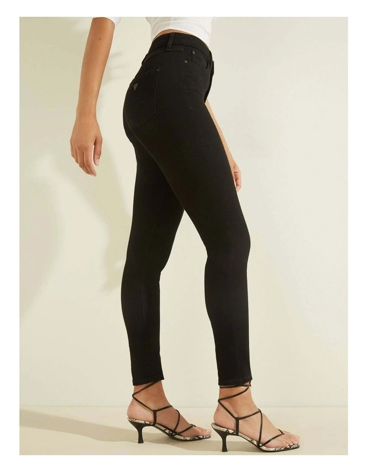 Roxbury 1981 High-Rise Skinny Fit Jeans in Black image 3