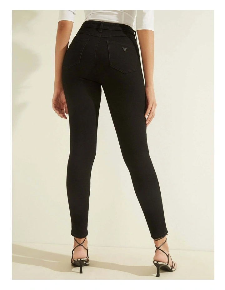 Roxbury 1981 High-Rise Skinny Fit Jeans in Black image 4