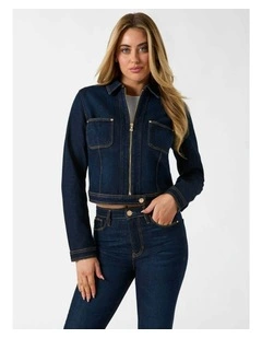 Amelie Denim Jacket in Blue