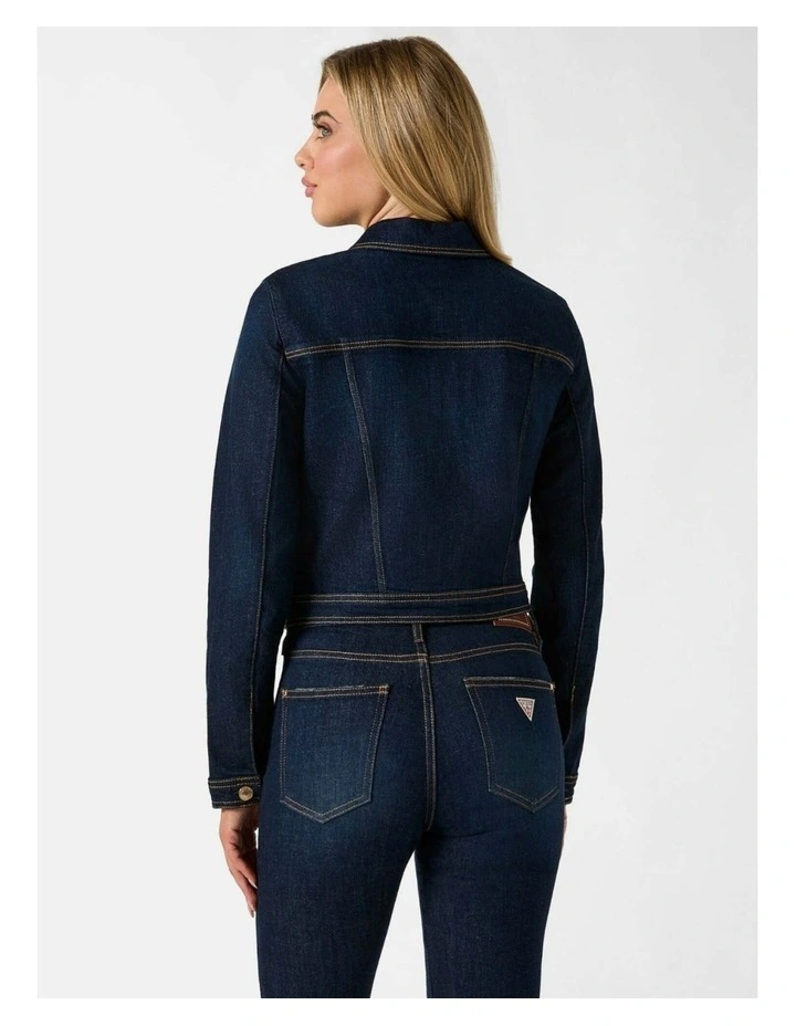 Amelie Denim Jacket in Blue image 6