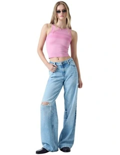 G11 Wide Leg Jeans in Superlight Wash