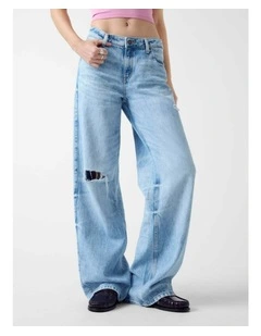 G11 Wide Leg Jeans in Superlight Wash