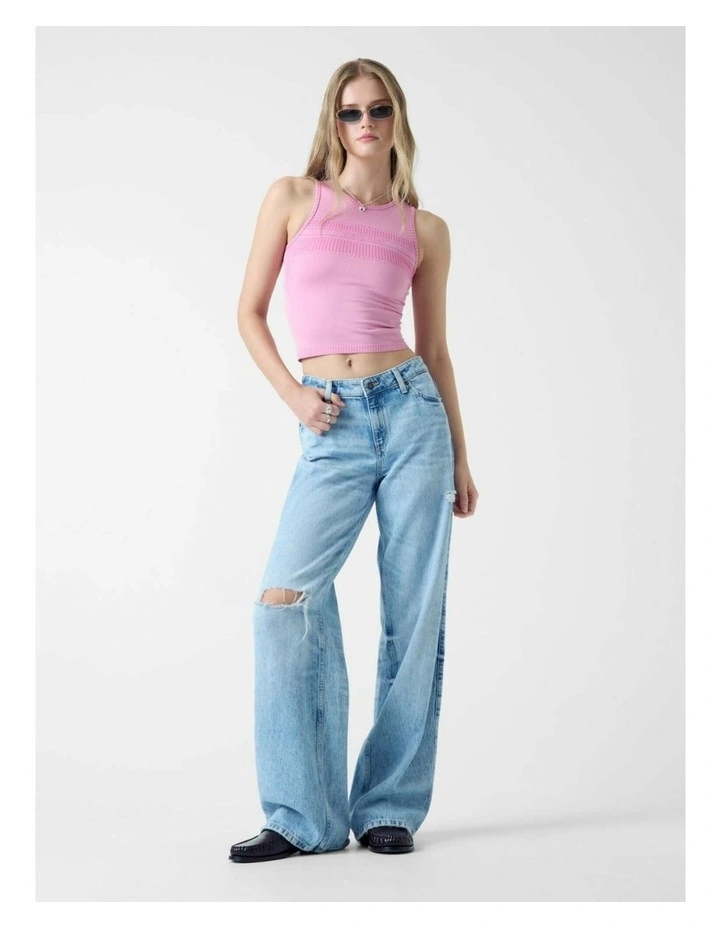 G11 Wide Leg Jeans in Superlight Wash image 2
