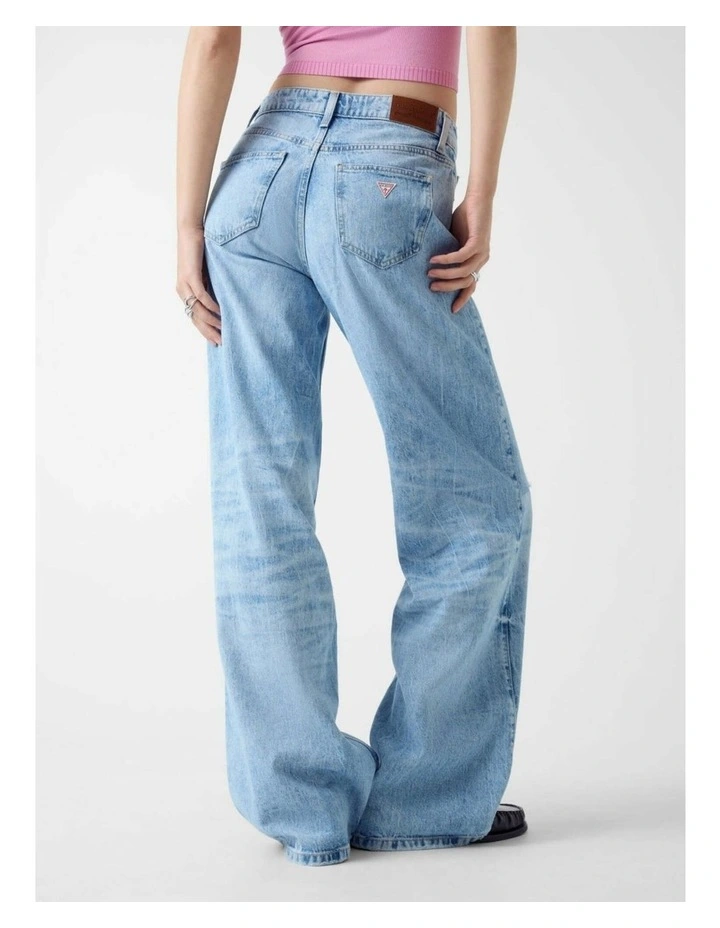 G11 Wide Leg Jeans in Superlight Wash image 4