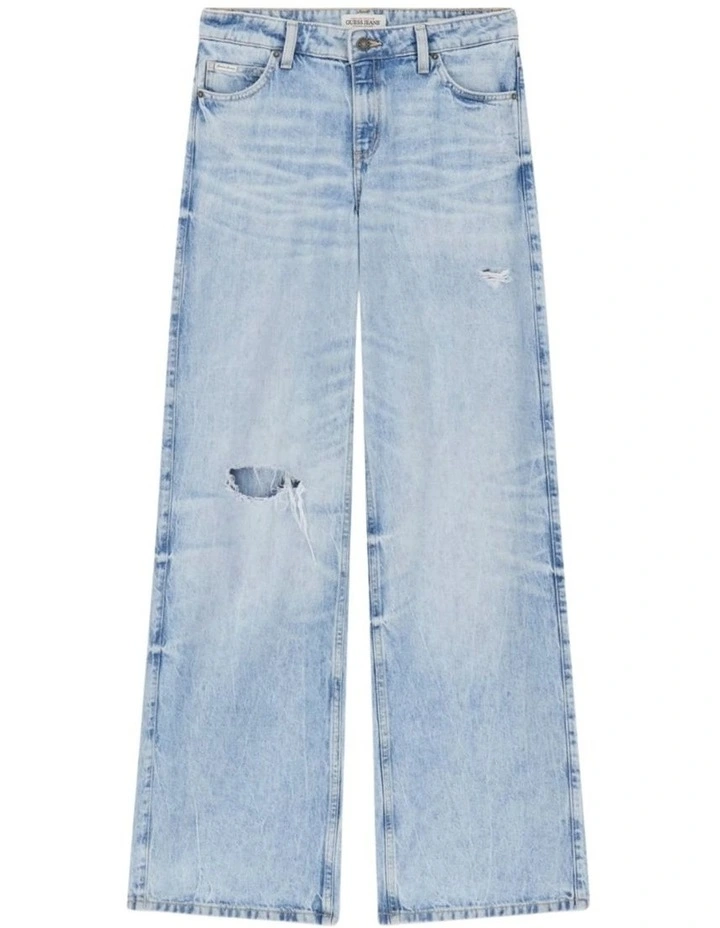 G11 Wide Leg Jeans in Superlight Wash image 5