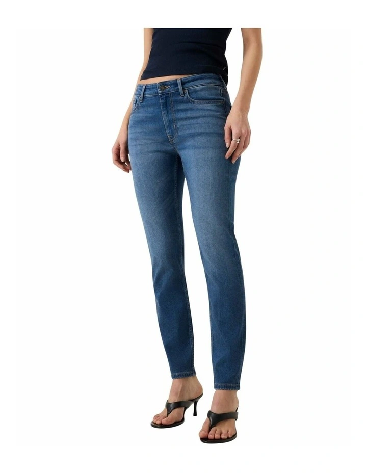 Guess Jeans G05 Blue High-Rise Skinny Jeans in Blue image 2