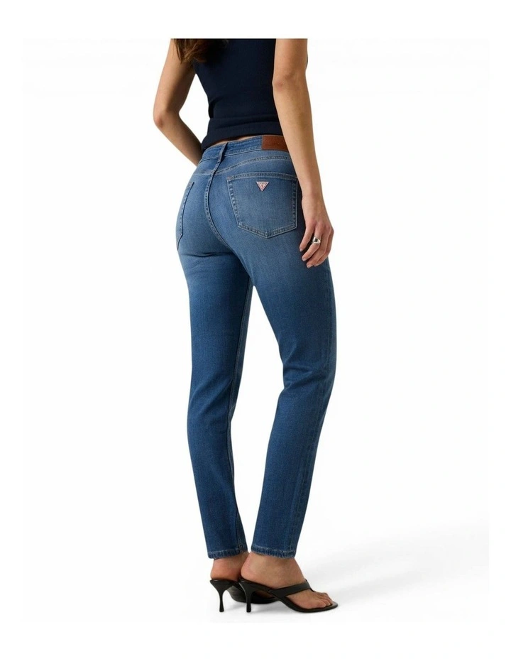 Guess Jeans G05 Blue High-Rise Skinny Jeans in Blue image 4