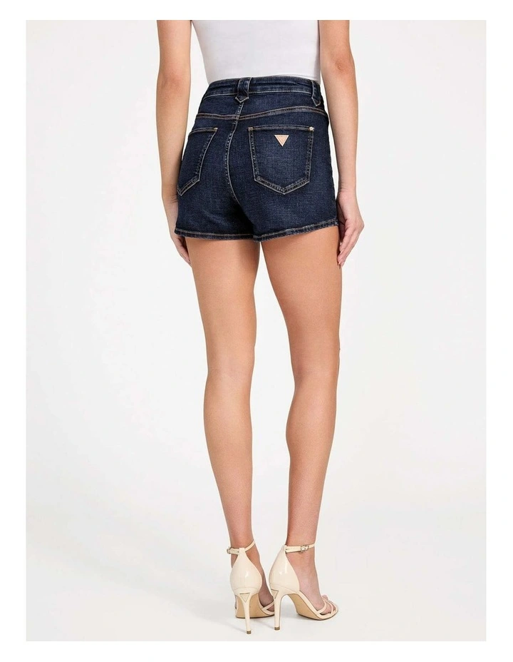 Ellie Denim Shorts in Blue image 3
