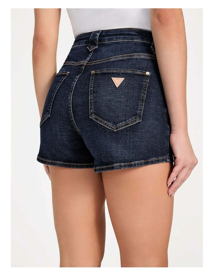 Ellie Denim Shorts in Blue image 4