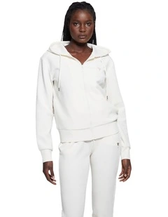 Olympe Hoodie Jacket in White