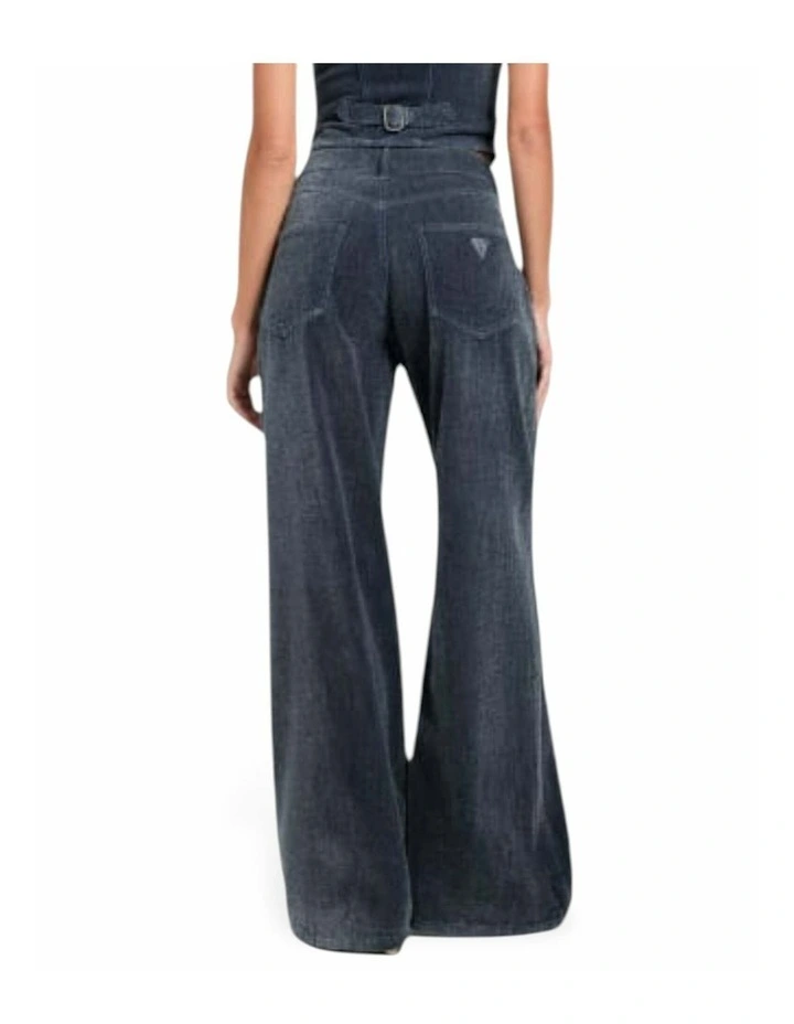 Eco Bellflower Wide Leg Jeans in Oasis Blue image 2