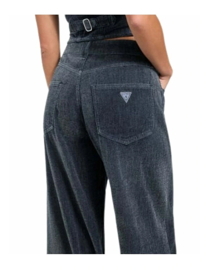 Eco Bellflower Wide Leg Jeans in Oasis Blue image 5