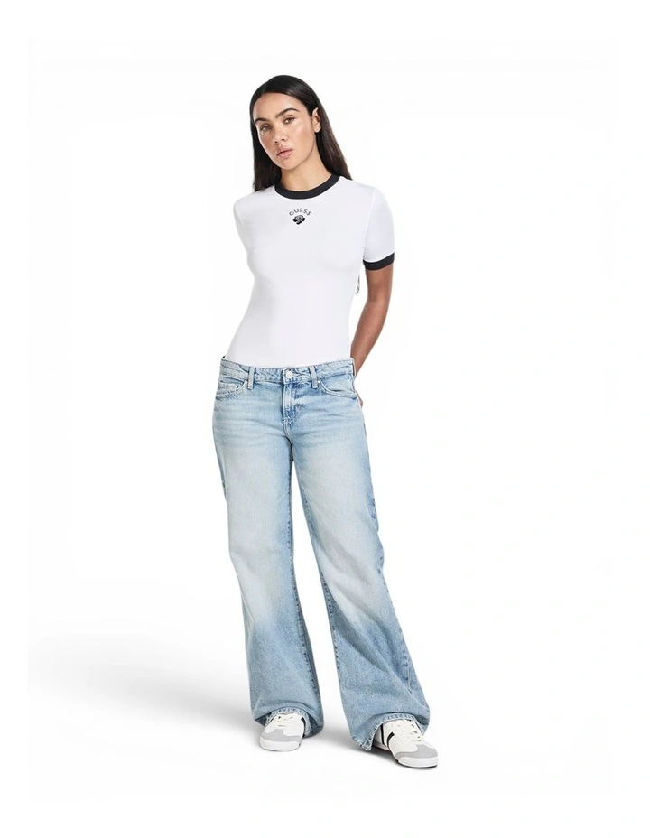 Low Rise Slouchy Jeans in Winter Mist image 2