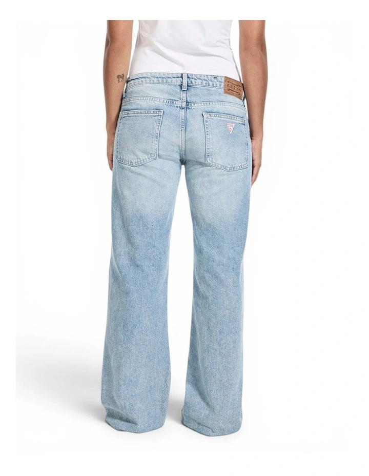 Low Rise Slouchy Jeans in Winter Mist image 4
