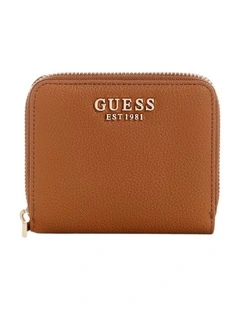 Laurel Small Zip Wallet in Cognac